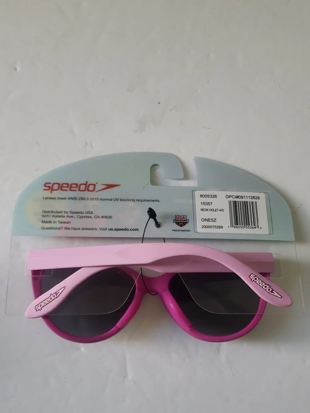 🤯3/$12 Speedo Purple Sunglasses Polarized Lens New